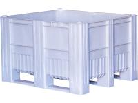 Контейнер 1200x1000x740 мм сплошной на полозьях, арт. C-Box 1210 S (740) серый, код: 18190