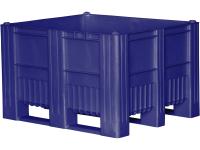 Контейнер 1200х1000х740 мм сплошной на полозьях, арт. C-Box 1210 S (740) синий, код: 18191