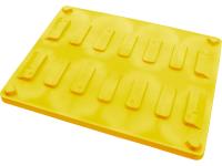 Крышка для BoxPallet 1237х836х63 мм желтая, арт. крышка 800 Crm, код: 20918