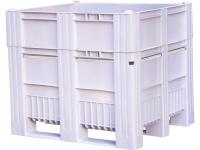 BoxPallet 1200x1000x1035 мм сплошной на полозьях, арт. C-Box 1210 S (1035) серый, код: 20260
