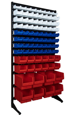Торговое оборудование для метизов и крепежа с лотками