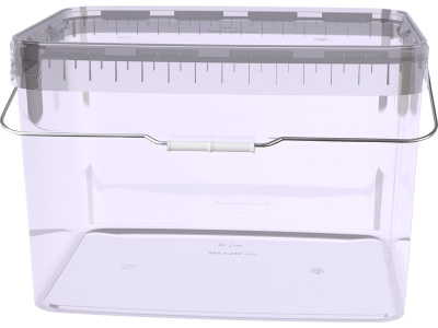 Ведро прямоугольное 20л, арт. ВПпр 20 прозр, код: 21485