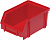 Ящик сплошной 170×105×75 мм, объем 0.72 л., арт.: 7968, красный, код: 00564