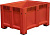 Big Box 1200x1000x760 мм сплошной на ножках, арт. D-Box 1210 S (760) красный, код: 17542