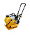 Виброплита 65 кг, 15 кН (Loncin), бак, колесный комплект TOR C-60Т