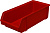 Ящик сплошной 500×230×150 мм, объем 12.1 л., арт.: 7964, красный, код: 00568