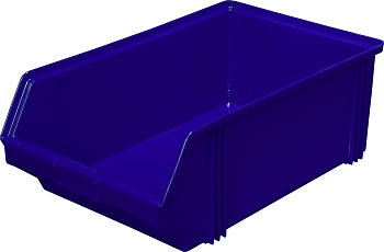 Ящик сплошной 500×310×183 мм, объем 18.6 л., арт.: 7965, синий, код: 05311