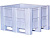 Контейнер 1200x1000x740 мм сплошной на полозьях, арт. C-Box 1210 S (740) серый, код: 18190