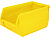 Ящик сплошной 250×150×130 мм, объем 3 л., арт.: 5002, жёлтый, код: 12980