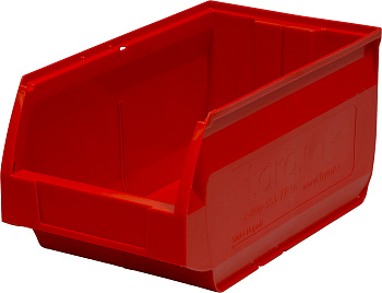 Ящик сплошной 400×230×200 мм, объем 11 л., арт.: 5004, красный, код: 10040