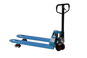 Тележка гидравлическая 3500 кг 1150 мм резиновые колеса TOR RHP(BF) PRO