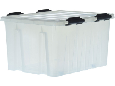 Ящик сплошной 740×565×400 мм, объем 120 л., арт.: Rox Box 120, прозрачный, код: 18714