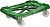 Тележка для ящиков арт.: 508-1, зелёный, код: 08170