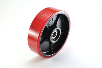 Колесо полиуретан 50х70 с подшипником для BFL15/BFWL (φ50mm/Iron core PU wheel 21312000116)