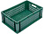 Ящик перфорированный 600×400×200, арт.: 6420-22, объём 40, зелёный, код: 26727
