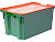 Ящик с крышкой, Safe Pro, 600×400×315, зелёный, код:29969