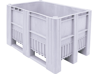 BoxPallet 1200х800х740 мм светло- сплошной, арт. C-Box 1208 S (740) серый, код: 18899