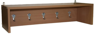 Вешалка настенная с полкой ВШ-2