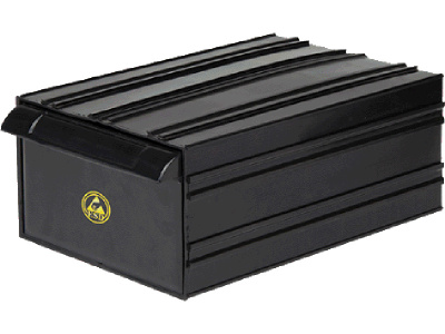Ящик 306х212х126 антистатический, код: 40574