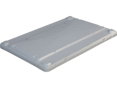 Крышка для BoxPallet 1225х825х80 мм серая, арт. крышка 800, код: 02336