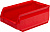 Ящик сплошной 350×230×150 мм, объем 7 л., арт.: 5003, красный, код: 10038