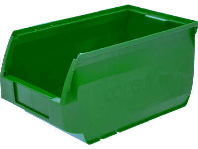 Ящик сплошной 250×150×130 мм, объем 3 л., арт.: 5002, зелёный, код: 11312