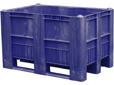 BoxPallet 1200х800х740 мм сплошной, арт. C-Box 1208 S (740) синий, код: 18897