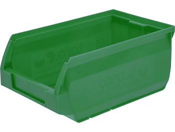 Ящик сплошной 170×105×75 мм, объем 0.82 л., арт.: 5001, зелёный, код: 11311