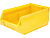 Ящик сплошной 350×230×150 мм, объем 7 л., арт.: 5003, жёлтый, код: 14988