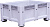 Big Box 1200x1000x580 мм сплошной на ножках серый, арт. D-Box 1210 S (580) серый, код: 15437