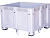 Big Box 1200х1000х760 сплошной, на колёсах серый, арт. D-Box 1210 SW (760) на колесах (Вар.2), код: 17811