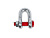 Скоба прямая TOR 0,5 т (тип G2150) (Q)